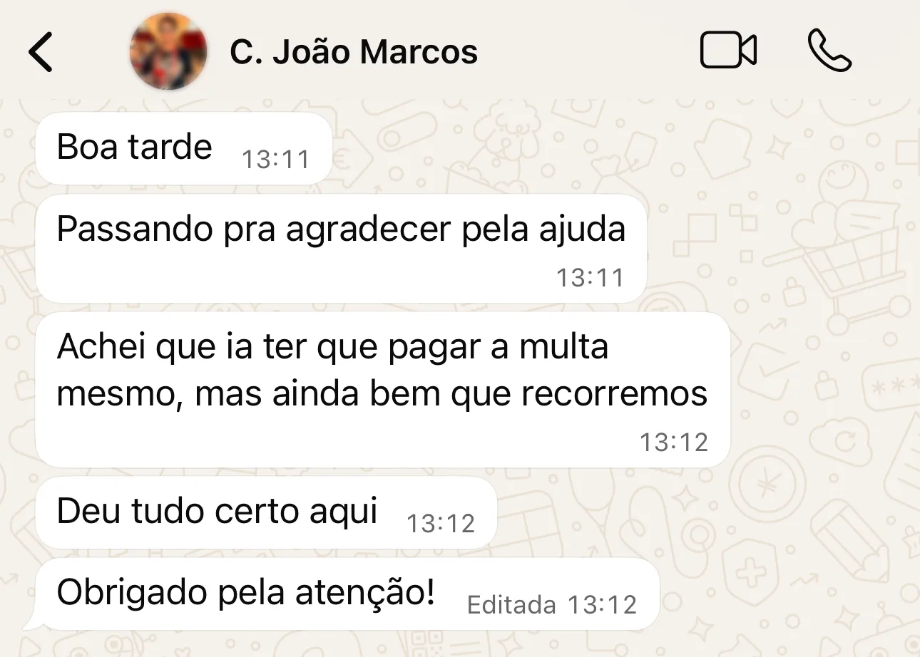 Depoimento do cliente João Marcos